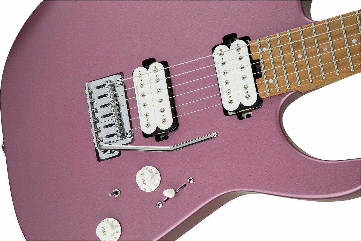 Amazon | Charvel DINKY DK24 HH 2PT CM SATIN BURGUNDY MIST | エレキ